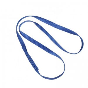 blå förankringslinga i nylonband